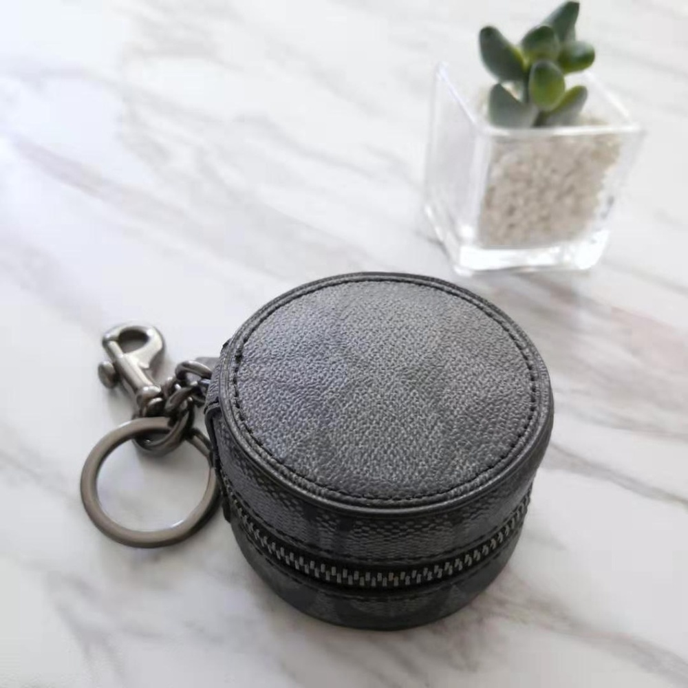 COACH MINI ZIP CASE IN SIGNATURE CANVAS NEW - Picture 3 of 4